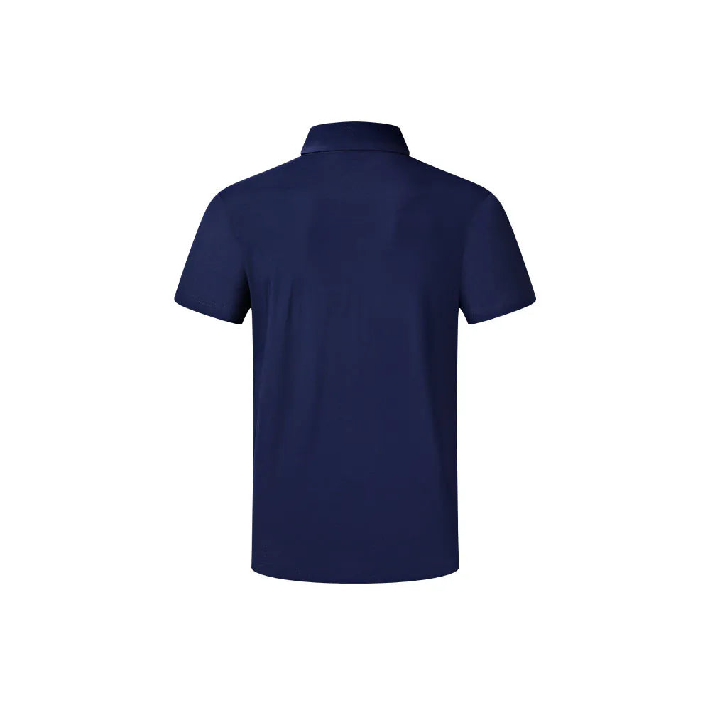 Men's soft POLO shirt [black/white/navy blue/red/bean paste green]