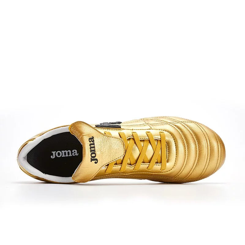 Women's Kangaroo Leather Football Shoes GLORY - FG [Gold]