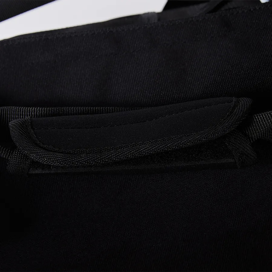 One-shoulder fitness bucket bag [black]