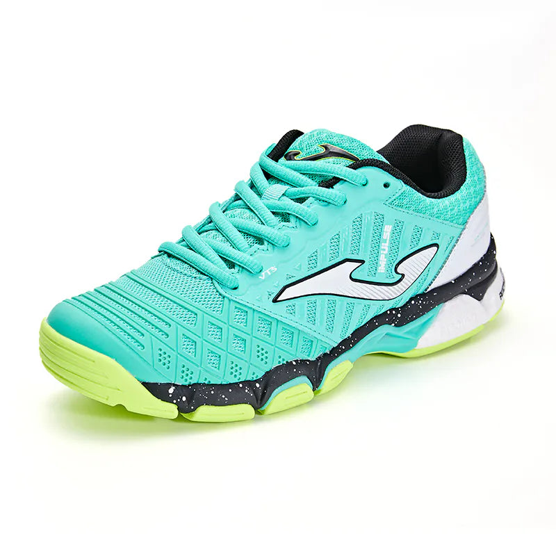 Women's Low Top Volleyball Shoes  IMPULSE [white pink/lake green]