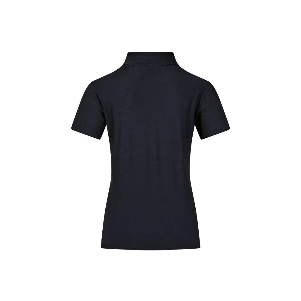 Women's soft short-sleeved POLO shirt [black/white/pink/bean paste green]