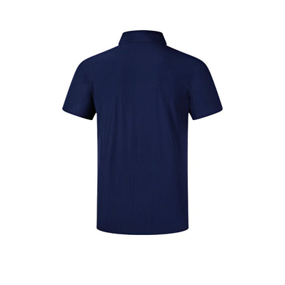 Men's Sun Protection Short-Sleeved POLO Shirt ~Golf Series [navy/black/white/grey/light blue]