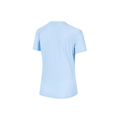 Women's icy short-sleeved T-shirt [light blue/bean paste green/pink/black/white]