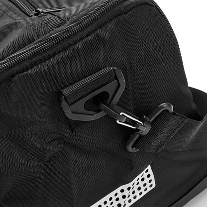Large-capacity shoulder fitness bag [black] 