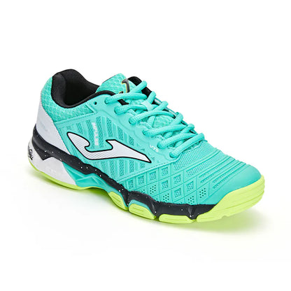 Women's Low Top Volleyball Shoes  IMPULSE [white pink/lake green]