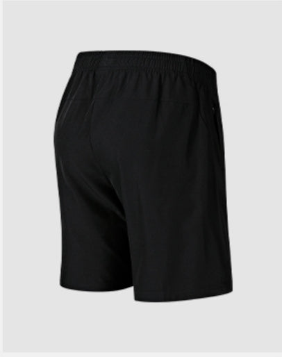 Micro-elastic wear-resistant sports shorts [black/navy blue/grey]