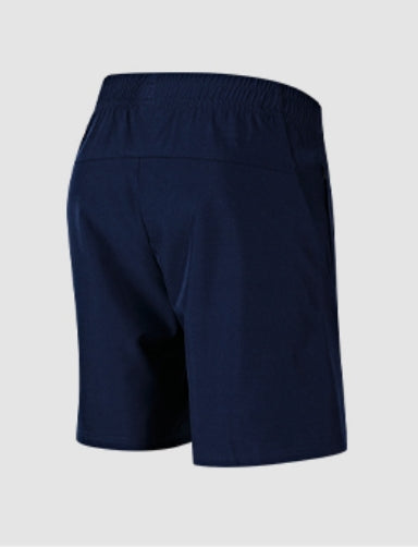 Micro-elastic wear-resistant sports shorts [black/navy blue/grey]