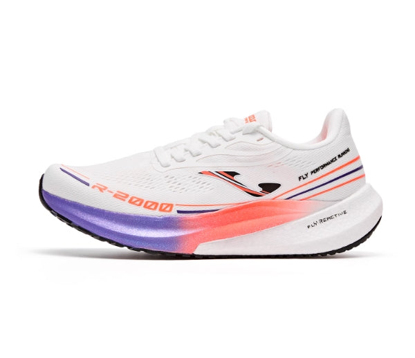 Adult training running shoes R-2000 [White &amp; Orange]