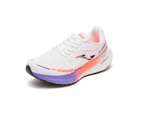 Adult training running shoes R-2000 [White &amp; Orange]