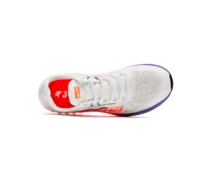 Adult Professional Racing Running Shoes R-4000 [White &amp; Orange]