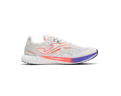 Adult Professional Racing Running Shoes R-4000 [White &amp; Orange]