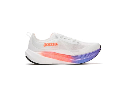 R-1000 Professional Running Shoes with Full-Length Carbon Fiber Plate [White &amp; Orange]