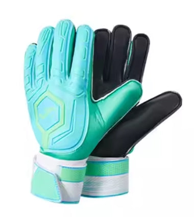 Anti-slip football goalkeeper gloves [fluorescent yellow/fluorescent orange]