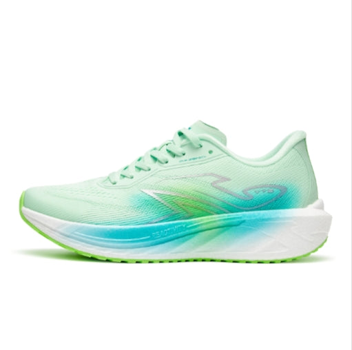 女款/青少年 躍動半碳板慢跑鞋 ATHLETIC5.0系列【白彩/淺綠】