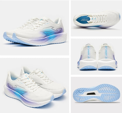 女款/青少年 躍動半碳板慢跑鞋 ATHLETIC5.0系列【白彩/淺綠】