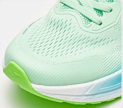 女款/青少年 躍動半碳板慢跑鞋 ATHLETIC5.0系列【白彩/淺綠】