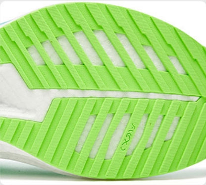 女款/青少年 躍動半碳板慢跑鞋 ATHLETIC5.0系列【白彩/淺綠】