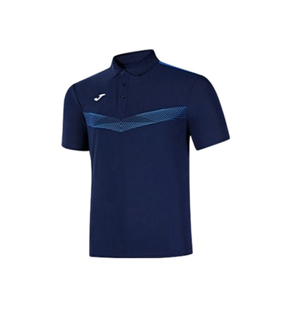 Men's and women's same mesh short-sleeved POLO shirt [black/white/navy/sky blue]