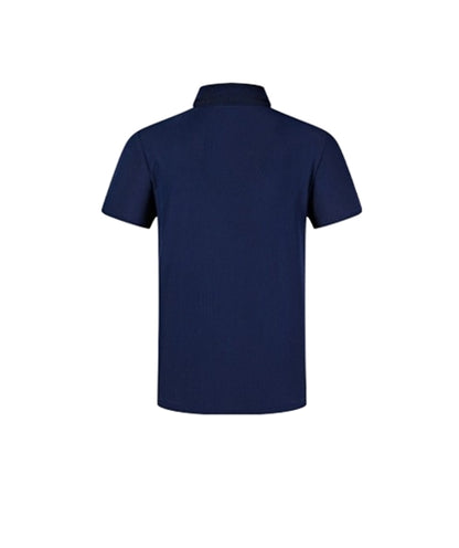 Men's and women's same mesh short-sleeved POLO shirt [black/white/navy/sky blue]