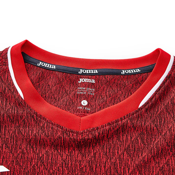 Men's short-sleeved athletic T-shirt [Brick Red/Blue/Grey/Green]