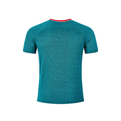 Men's short-sleeved athletic T-shirt [Brick Red/Blue/Grey/Green]