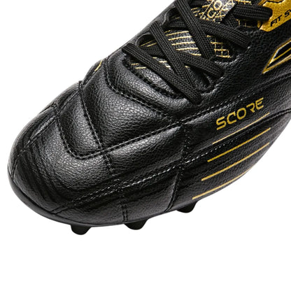 MG Score Cup Adult Soccer Boots [Black/Gold/White]