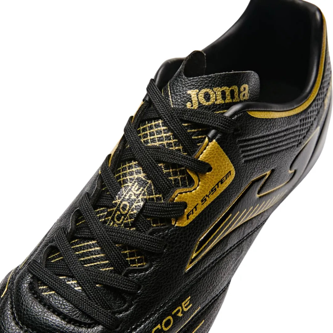MG Score Cup Adult Soccer Boots [Black/Gold/White]