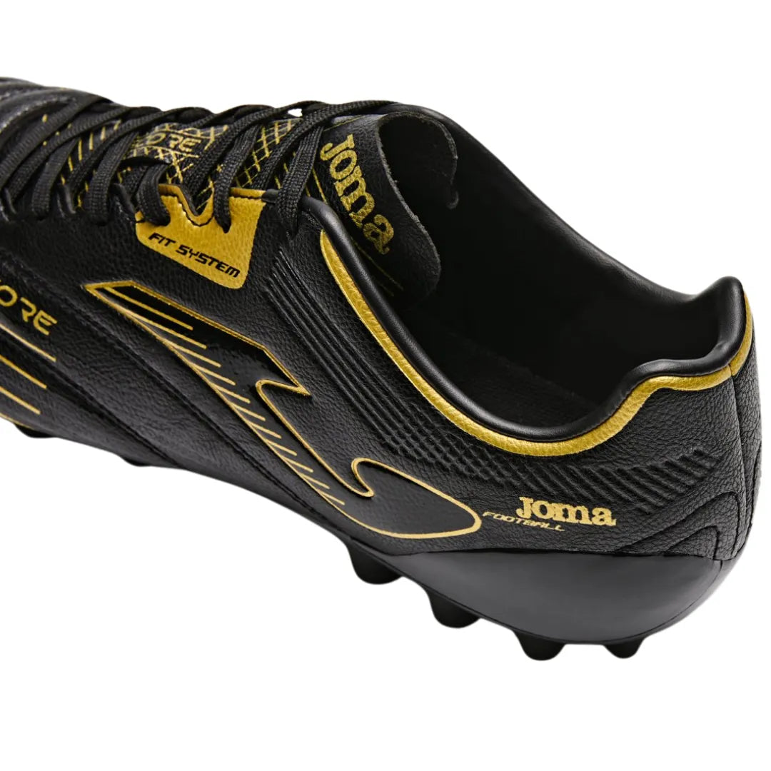 MG Score Cup Adult Soccer Boots [Black/Gold/White]