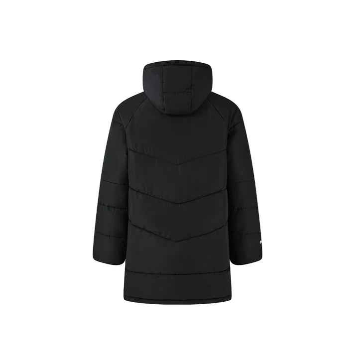 成人連帽中長款鋪棉外套~獵鷹II【黑/白/藏青/寶藍】