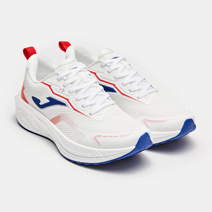 Adult Professional Racing Running Shoes R-4000 [White &amp; Orange]