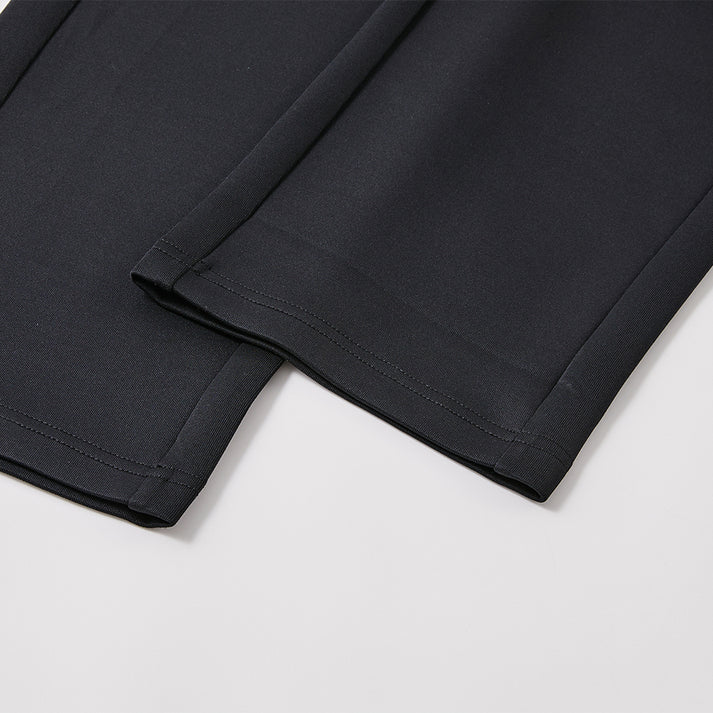 Men's Knit Straight Leg Athletic Pants [Black/Navy]