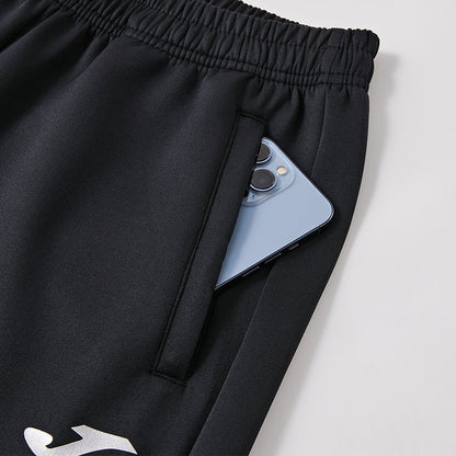 Men's Knit Straight Leg Athletic Pants [Black/Navy]