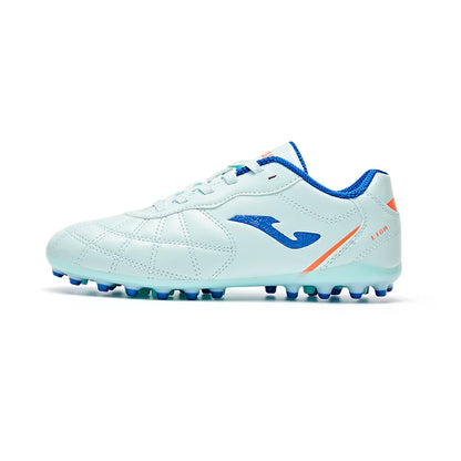 兒童短釘足球鞋 LIGA 4.0 MG 【白藍/赤金/藍】