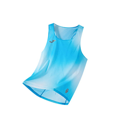 Men's Running Sports Vest [Light Blue/Yellow-Green]