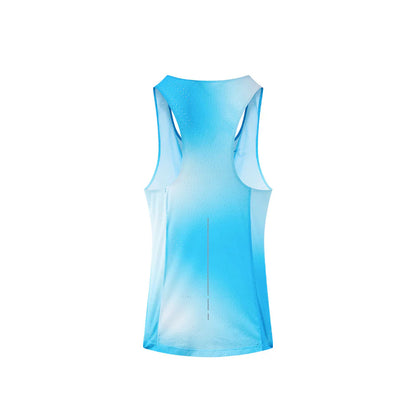 Men's Running Sports Vest [Light Blue/Yellow-Green]