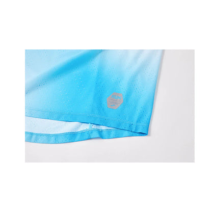 Men's Running Sports Vest [Light Blue/Yellow-Green]