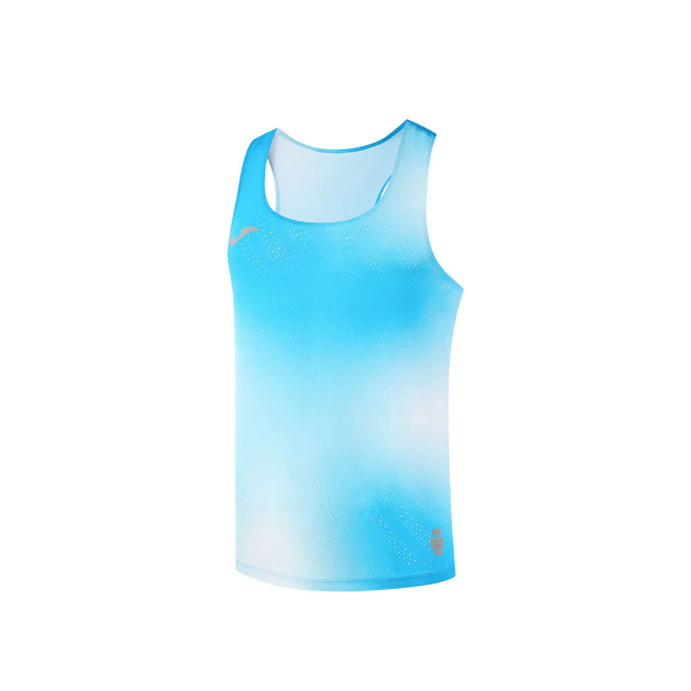 Men's Running Sports Vest [Light Blue/Yellow-Green]