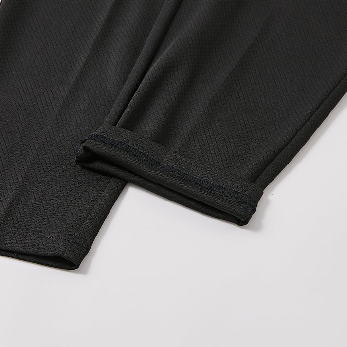 Men's Knit Straight Leg Athletic Pants [Black/Navy]