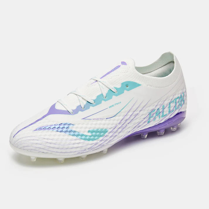 MG FALCON 2.0 Adult Soccer Boots [White &amp; Purple]