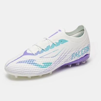MG FALCON 2.0 Adult Soccer Boots [White &amp; Purple]