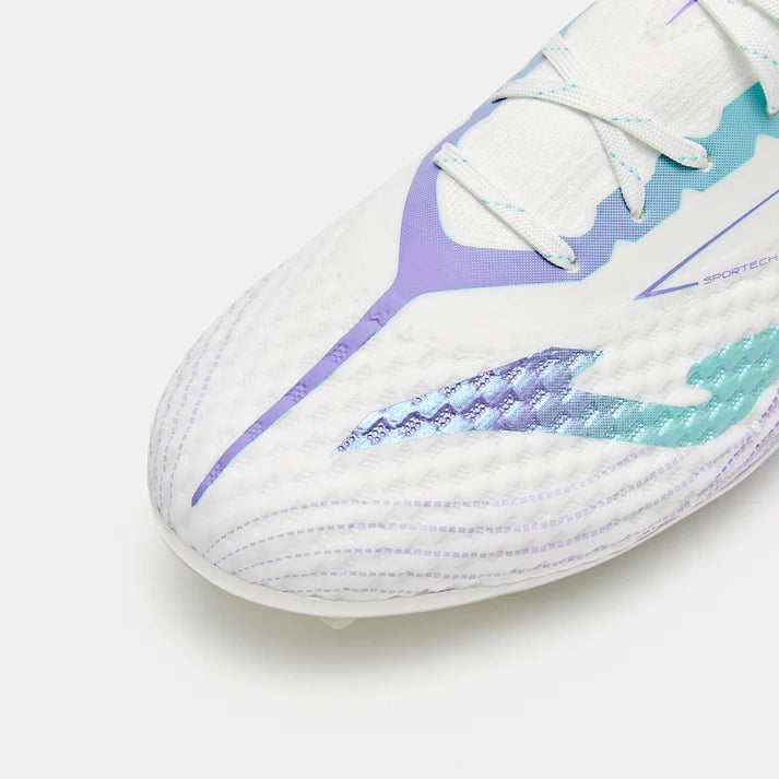 MG FALCON 2.0 Adult Soccer Boots [White &amp; Purple]