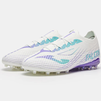 MG FALCON 2.0 Adult Soccer Boots [White &amp; Purple]