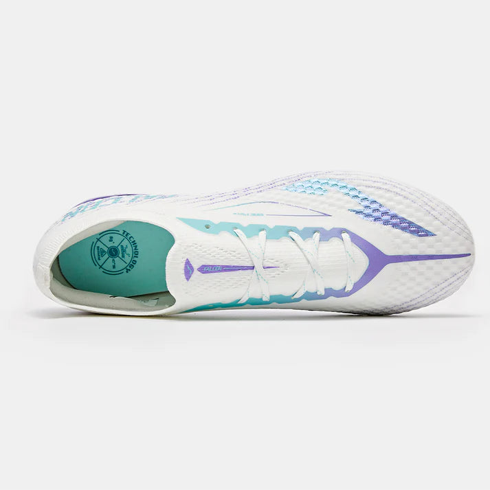 MG FALCON 2.0 Adult Soccer Boots [White &amp; Purple]