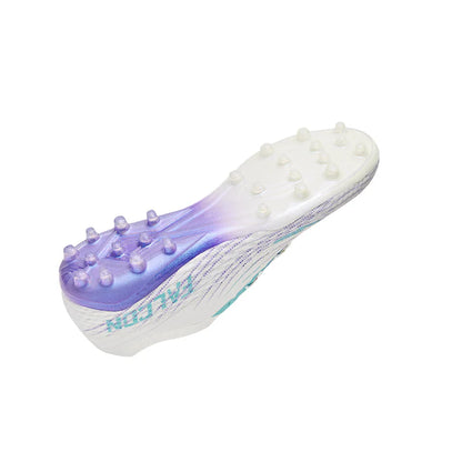 MG FALCON 2.0 Adult Soccer Boots [White &amp; Purple]