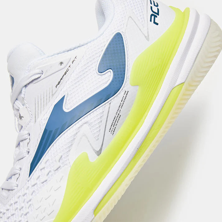 Men's Size 25 New ACE Series Tennis Shoes [White]