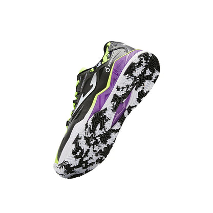 Men's Size 25 New Professional Padel Sneakers ~SPIN [Black &amp; Green]