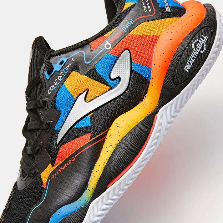 Men's 25 New Professional Padel Sneakers SMASH (Black/White)