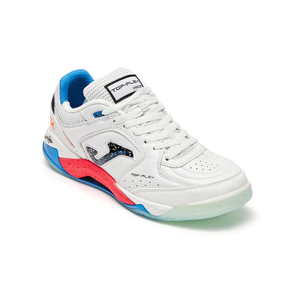 Top Flex 25 Five-a-Side Football Boots [White/Yellow]