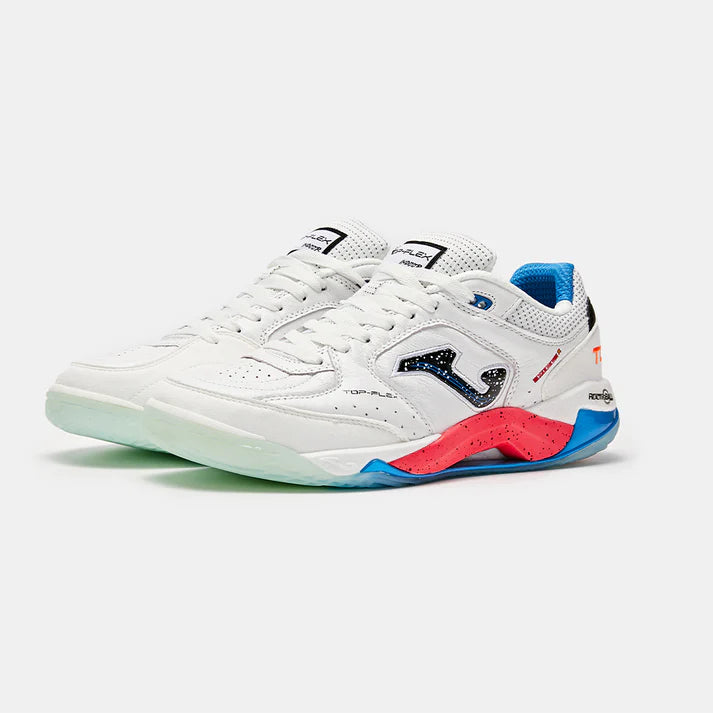 Top Flex 25 Five-a-Side Football Boots [White/Yellow]