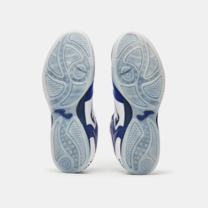 Top Flex 25 Futsal Shoes [White/White-Blue]